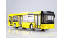 Автобус МАЗ-203 желтый, масштабная модель, Автоистория (АИСТ), scale43