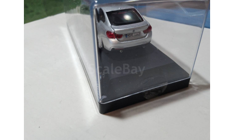 С РУБЛЯ!!! BMW 4 Series Gran Coupe серебристая, масштабная модель, Дилерская модель, 1:43, 1/43