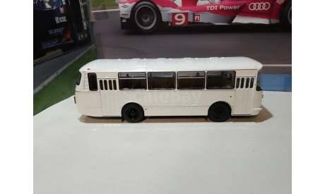 Автобус ЛАЗ-695Н белый, масштабная модель, DEMPRICE, scale43