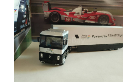 Renault TR350 benetton F1 team truck silver, масштабная модель, IXO грузовики (серии TRU), 1:43, 1/43