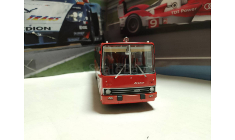 Автобус Икарус-255.70 красный, масштабная модель, Ikarus, DEMPRICE, scale43