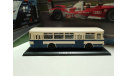 Автобус ЛиАЗ-677 бежево-синий, масштабная модель, Classicbus, 1:43, 1/43