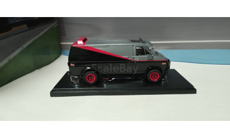 С РУБЛЯ!!! GMC Vandura из к/ф ’Команда А’, масштабная модель, Greenlight Collectibles, 1:43, 1/43