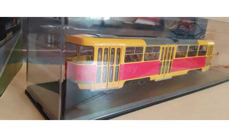 Трамвай Tatra-T3 желто-оранжевый, масштабная модель, Start Scale Models (SSM), 1:43, 1/43