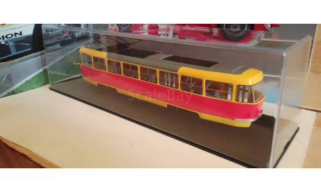 Трамвай Tatra-T3 желто-оранжевый, масштабная модель, Start Scale Models (SSM), 1:43, 1/43