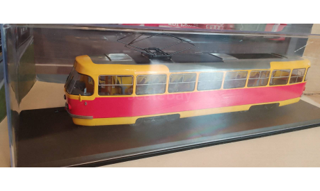 Трамвай Tatra-T3 желто-оранжевый, масштабная модель, Start Scale Models (SSM), 1:43, 1/43