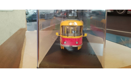 Трамвай Tatra-T3 желто-оранжевый, масштабная модель, Start Scale Models (SSM), 1:43, 1/43