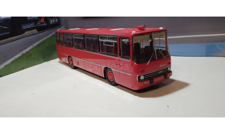 С РУБЛЯ!!! Икарус-255.70 красный, масштабная модель, Ikarus, DEMPRICE, 1:43, 1/43