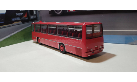 С РУБЛЯ!!! Икарус-255.70 красный, масштабная модель, Ikarus, DEMPRICE, 1:43, 1/43