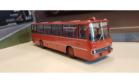 С РУБЛЯ!!! Икарус-255.70 красный, масштабная модель, DEMPRICE, scale43, Ikarus