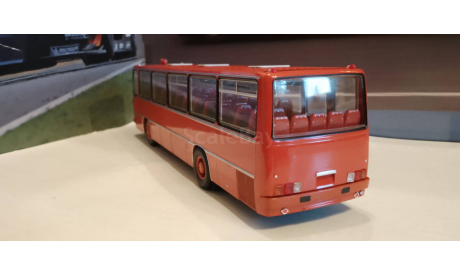 С РУБЛЯ!!! Икарус-255.70 красный, масштабная модель, DEMPRICE, scale43, Ikarus