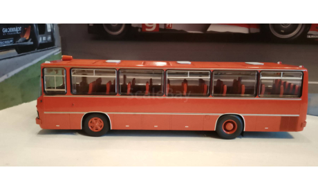 С РУБЛЯ!!! Икарус-255.70 красный, масштабная модель, DEMPRICE, scale43, Ikarus