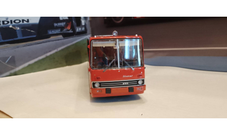 С РУБЛЯ!!! Икарус-255.70 красный, масштабная модель, DEMPRICE, scale43, Ikarus