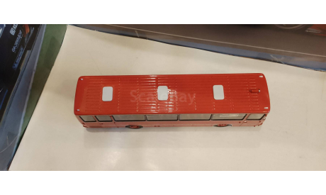 С РУБЛЯ!!! Икарус-255.70 красный, масштабная модель, DEMPRICE, scale43, Ikarus