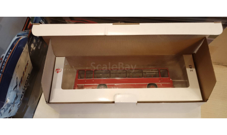 С РУБЛЯ!!! Икарус-255.70 красный, масштабная модель, DEMPRICE, scale43, Ikarus