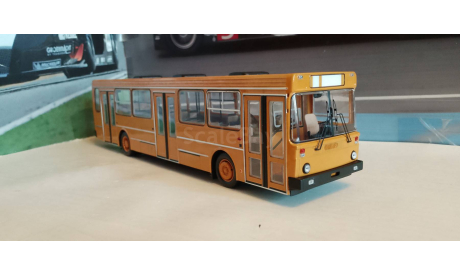 С РУБЛЯ!!! ЛиАЗ-5256 желтый, масштабная модель, DEMPRICE, 1:43, 1/43