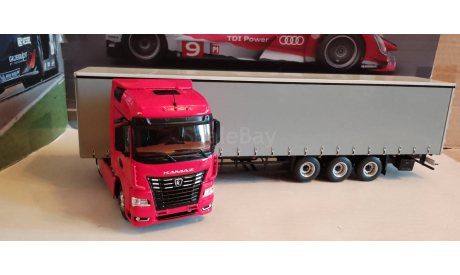 КамАЗ-54901 с полуприцепом НЕФАЗ-93341, масштабная модель, ПАО КАМАЗ, 1:43, 1/43
