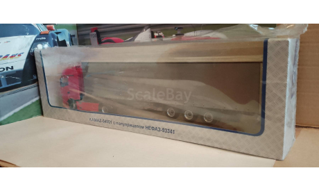 КамАЗ-54901 с полуприцепом НЕФАЗ-93341, масштабная модель, ПАО КАМАЗ, 1:43, 1/43