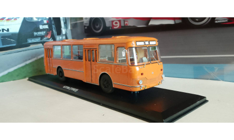 Автобус ЛиАЗ-677М оранжевый, масштабная модель, Classicbus, 1:43, 1/43