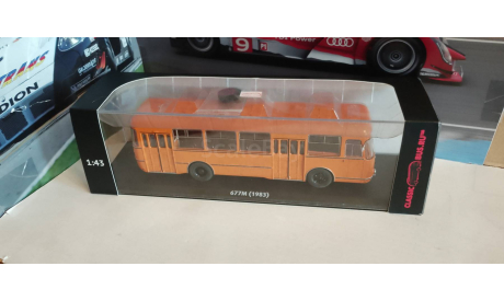 Автобус ЛиАЗ-677М оранжевый, масштабная модель, Classicbus, 1:43, 1/43