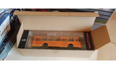 Автобус ЛиАЗ-677М оранжевый, масштабная модель, Classicbus, 1:43, 1/43