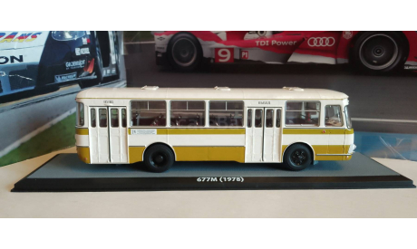 Автобус ЛиАЗ-677М 24-й маршрут г. Москва, масштабная модель, DEMPRICE, 1:43, 1/43