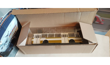 Автобус ЛиАЗ-677М 24-й маршрут г. Москва, масштабная модель, DEMPRICE, 1:43, 1/43