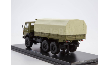 КАМАЗ-4310 бортовой с тентом, масштабная модель, Start Scale Models (SSM), 1:43, 1/43