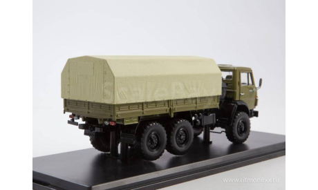 КАМАЗ-4310 бортовой с тентом, масштабная модель, Start Scale Models (SSM), 1:43, 1/43