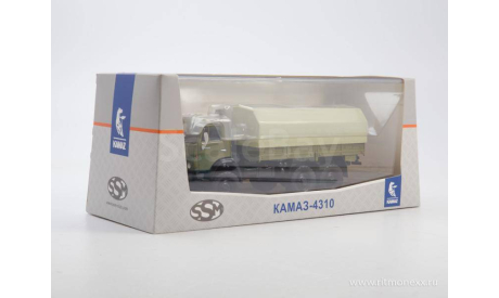 КАМАЗ-4310 бортовой с тентом, масштабная модель, Start Scale Models (SSM), 1:43, 1/43