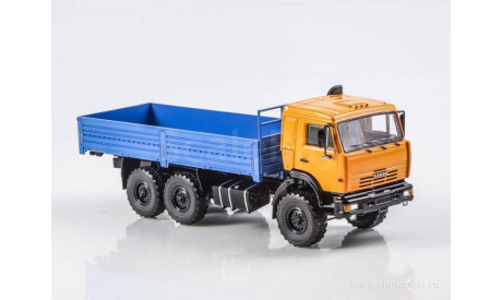 КамАЗ-43118 оранжевый/синий, масштабная модель, Start Scale Models (SSM), 1:43, 1/43