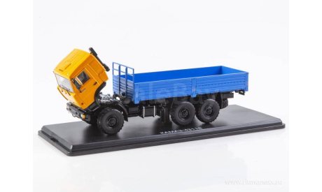КамАЗ-43118 оранжевый/синий, масштабная модель, Start Scale Models (SSM), 1:43, 1/43