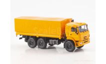 КамАЗ-43118 рестайлинг бортовой с тентом, масштабная модель, ПАО КАМАЗ, 1:43, 1/43