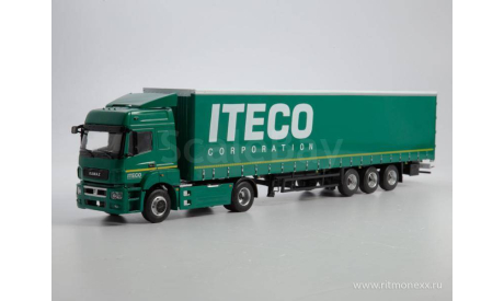 КамАЗ-5490 с полуприцепом НефАЗ-93341 Iteco, масштабная модель, ПАО КАМАЗ, 1:43, 1/43