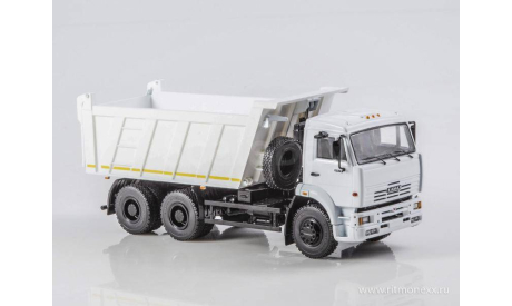 КамАЗ-6520 самосвал белый, масштабная модель, Start Scale Models (SSM)
