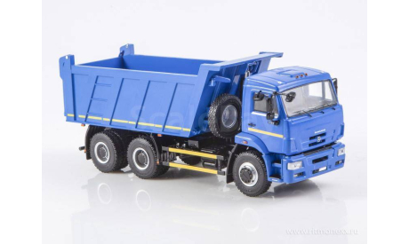 КамАЗ-6520 рестайлинг самосвал синий, масштабная модель, Start Scale Models (SSM), 1:43, 1/43