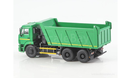 КамАЗ-6520 самосвал зеленый рестайлинг, масштабная модель, ПАО КАМАЗ, scale43