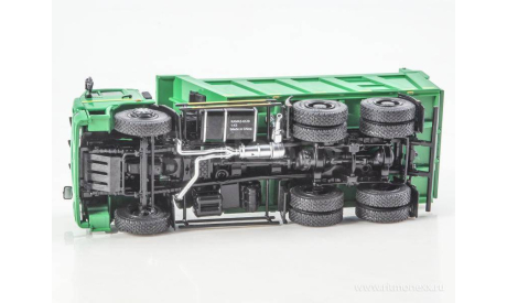 КамАЗ-6520 самосвал зеленый рестайлинг, масштабная модель, ПАО КАМАЗ, scale43