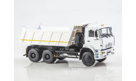 КамАЗ-6522 самосвал белый, масштабная модель, ПАО КАМАЗ, 1:43, 1/43
