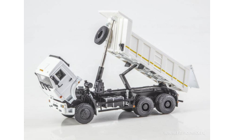 КамАЗ-6522 самосвал белый, масштабная модель, ПАО КАМАЗ, 1:43, 1/43