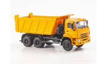 КамАЗ-6522 рестайлинг самосвал оранжевый, масштабная модель, ПАО КАМАЗ, 1:43, 1/43