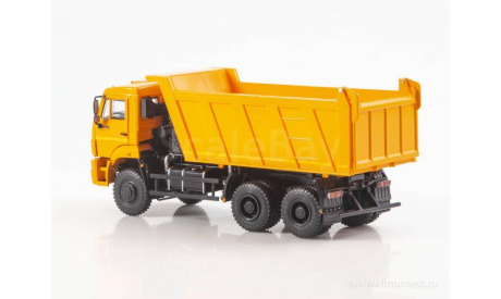 КамАЗ-6522 рестайлинг самосвал оранжевый, масштабная модель, ПАО КАМАЗ, 1:43, 1/43