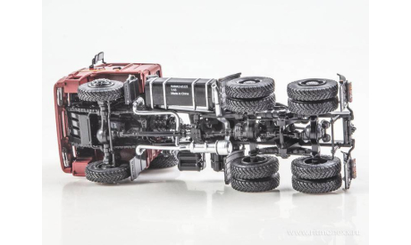 КамАЗ-65225 рестайлинг вишневый, масштабная модель, ПАО КАМАЗ, 1:43, 1/43