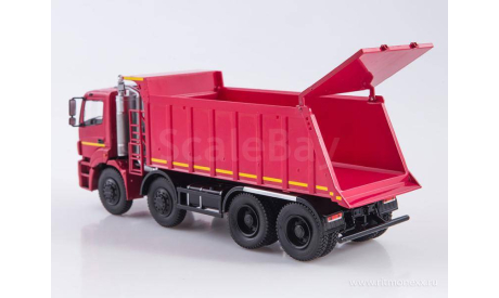 КамАЗ-65801-68 красный самосвал, масштабная модель, Автоистория (АИСТ), scale43