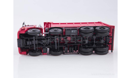 КамАЗ-65801-68 красный самосвал, масштабная модель, Автоистория (АИСТ), scale43