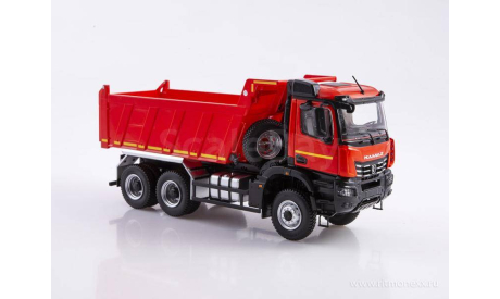 КамАЗ-65952 самосвал красный, масштабная модель, ПАО КАМАЗ, scale43