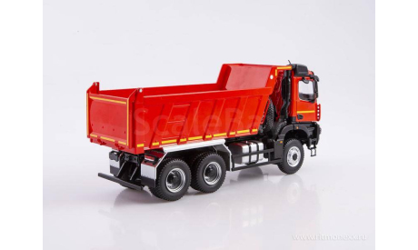 КамАЗ-65952 самосвал красный, масштабная модель, ПАО КАМАЗ, scale43