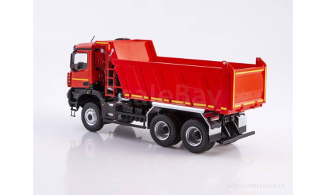 КамАЗ-65952 самосвал красный, масштабная модель, ПАО КАМАЗ, scale43