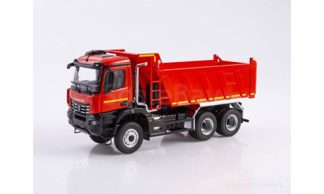 КамАЗ-65952 самосвал красный, масштабная модель, ПАО КАМАЗ, scale43