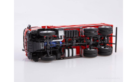 КамАЗ-65952 самосвал красный, масштабная модель, ПАО КАМАЗ, scale43